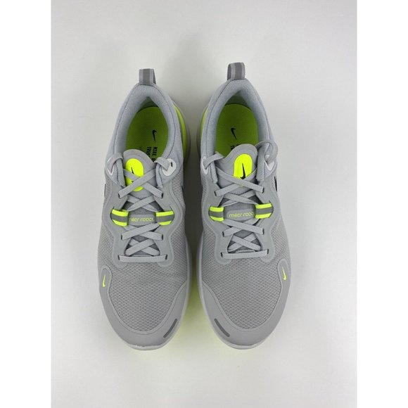 NEW Nike React Miller Grey Neon Green Men's Running Shoes Sneakers Yellow - Picture 9 of 12